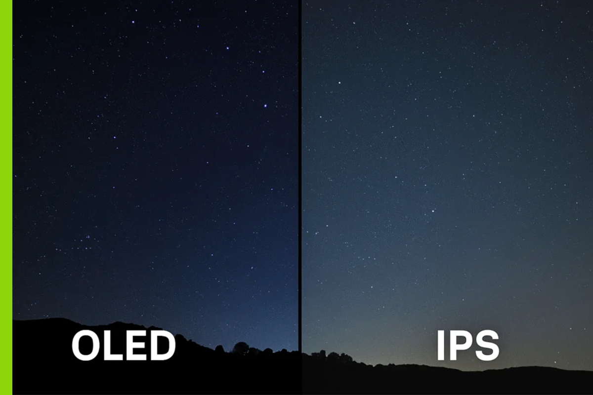 OLED vs IPS Contrast | Megekko academy
